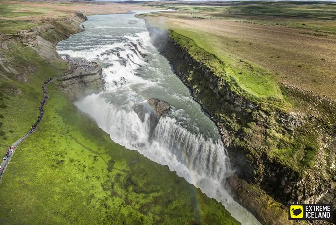 黄金瀑布 GULLFOSS 黄金瀑布