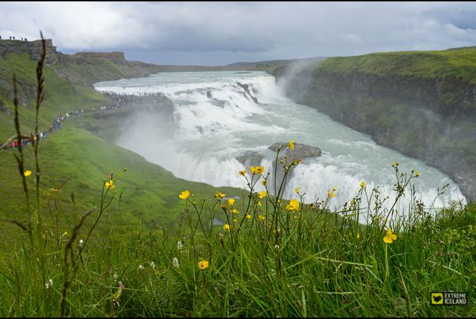 Gullfoss 黄金瀑布彩虹