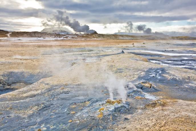 恍如外星的Námaskarð地热区 环岛游Námaskarð地热区