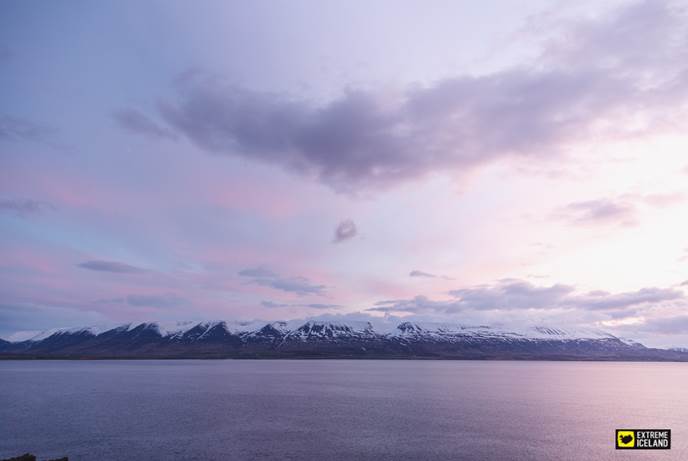 北部峡湾的日落美景 巨人半岛日落美景