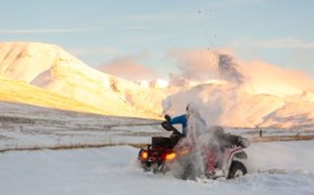 地热区四轮摩托驾驶之旅
